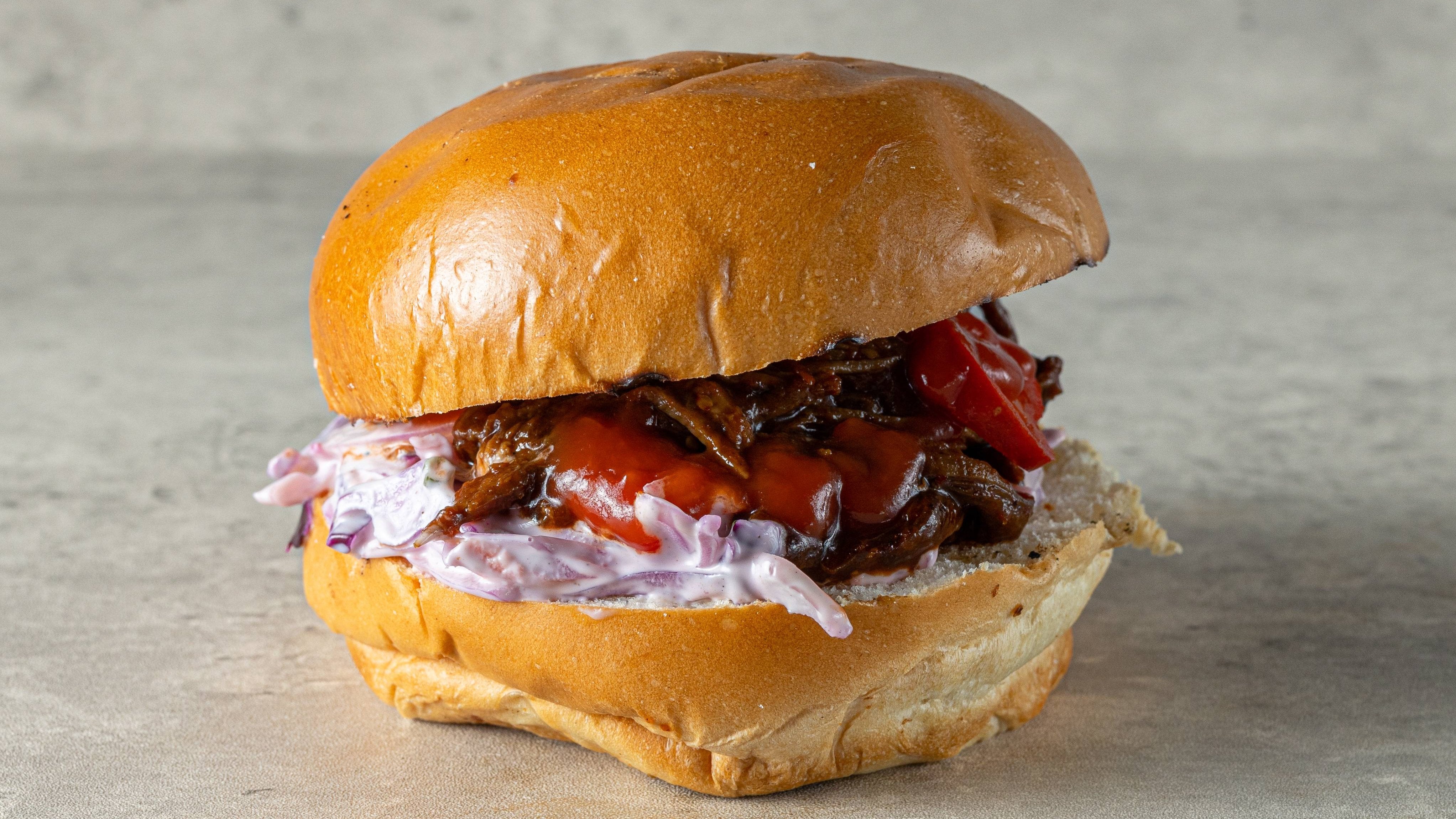 ⭐ NEW - Smoked Jerk Brisket Burger ⭐