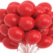 Red Helium Balloons