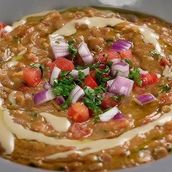 Beans in hot oil ( Flaxseed Oil ) can