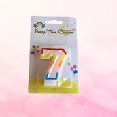 Number 7 Candle