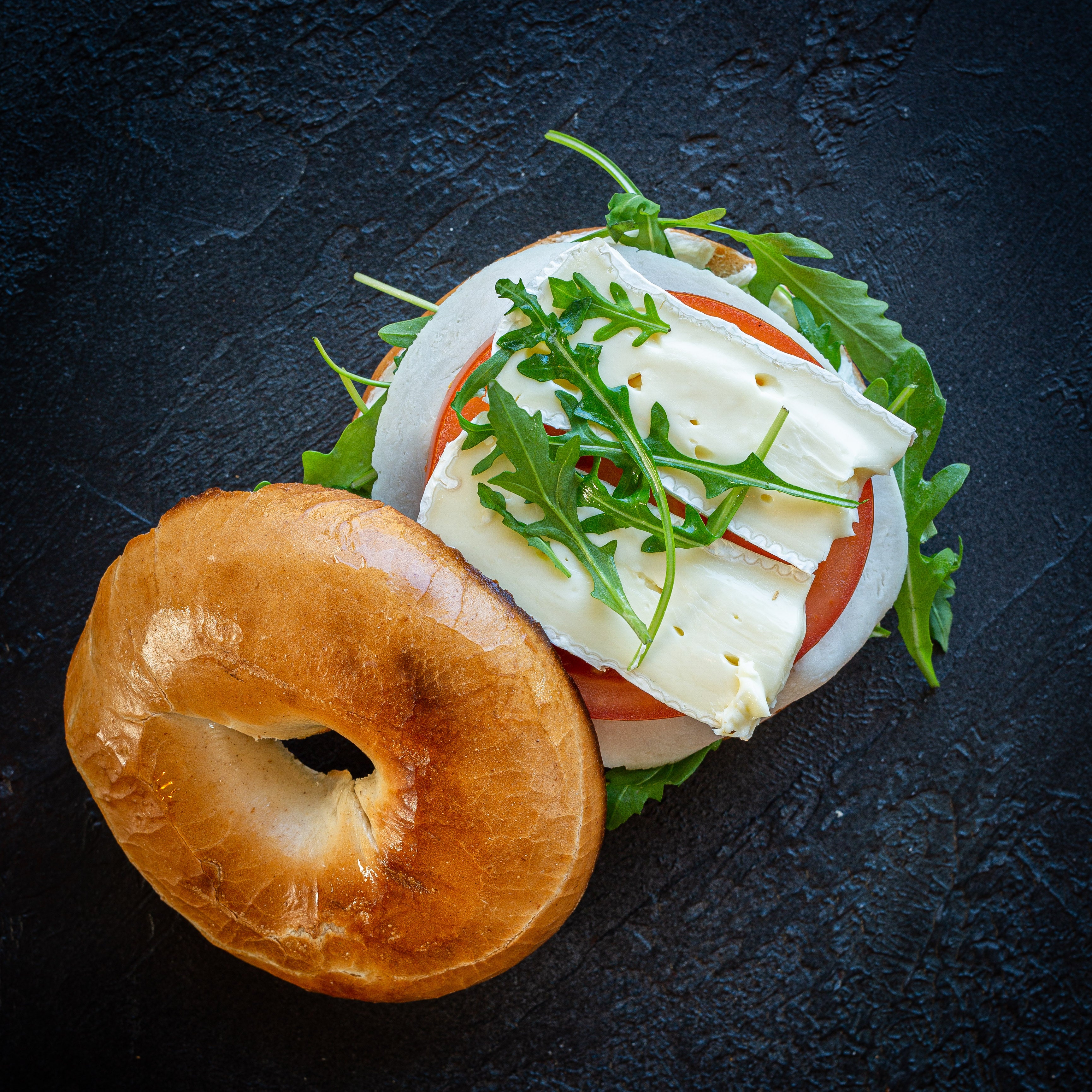 Turkey and Brie Bagel