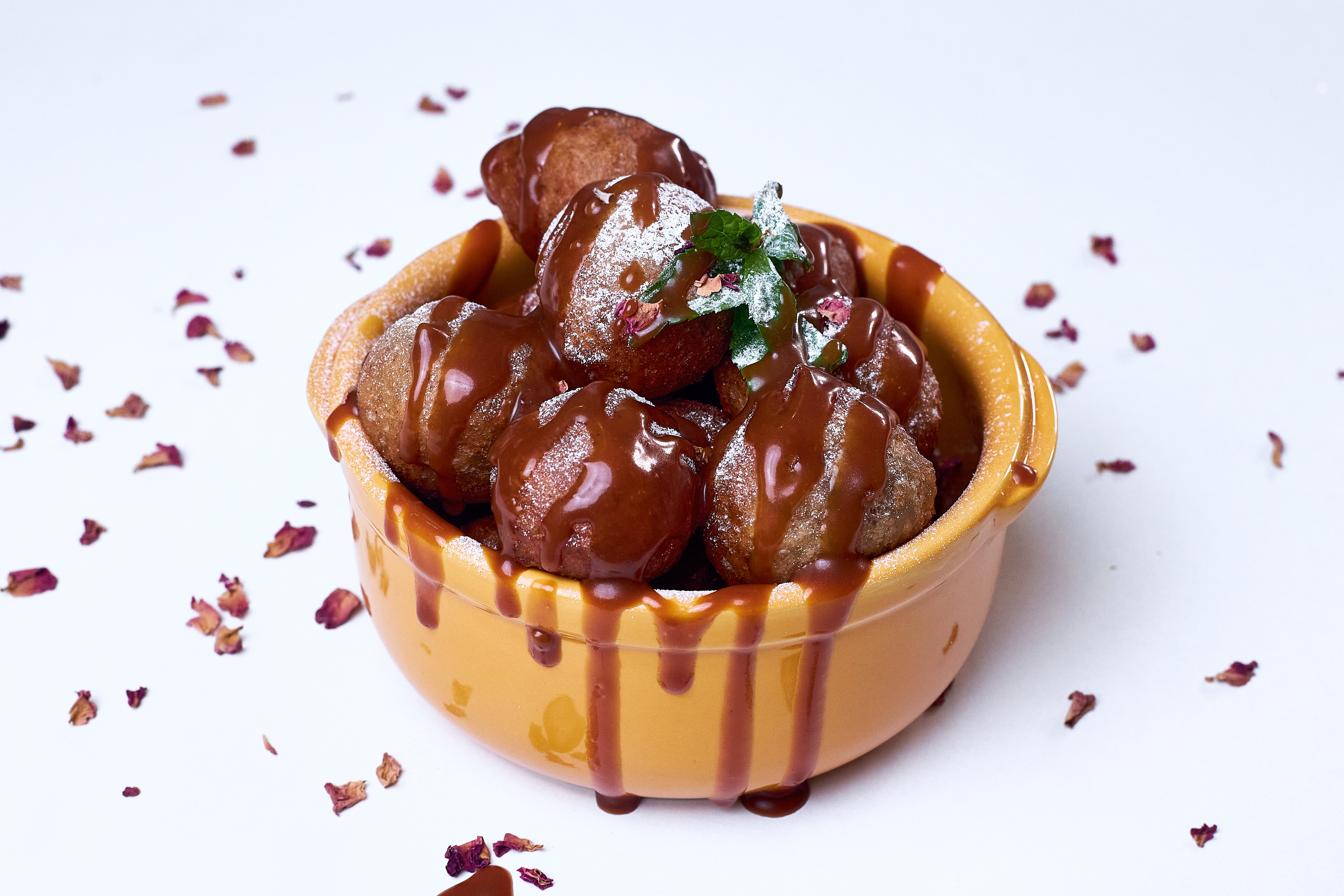 Salted Caramel Puff Puff