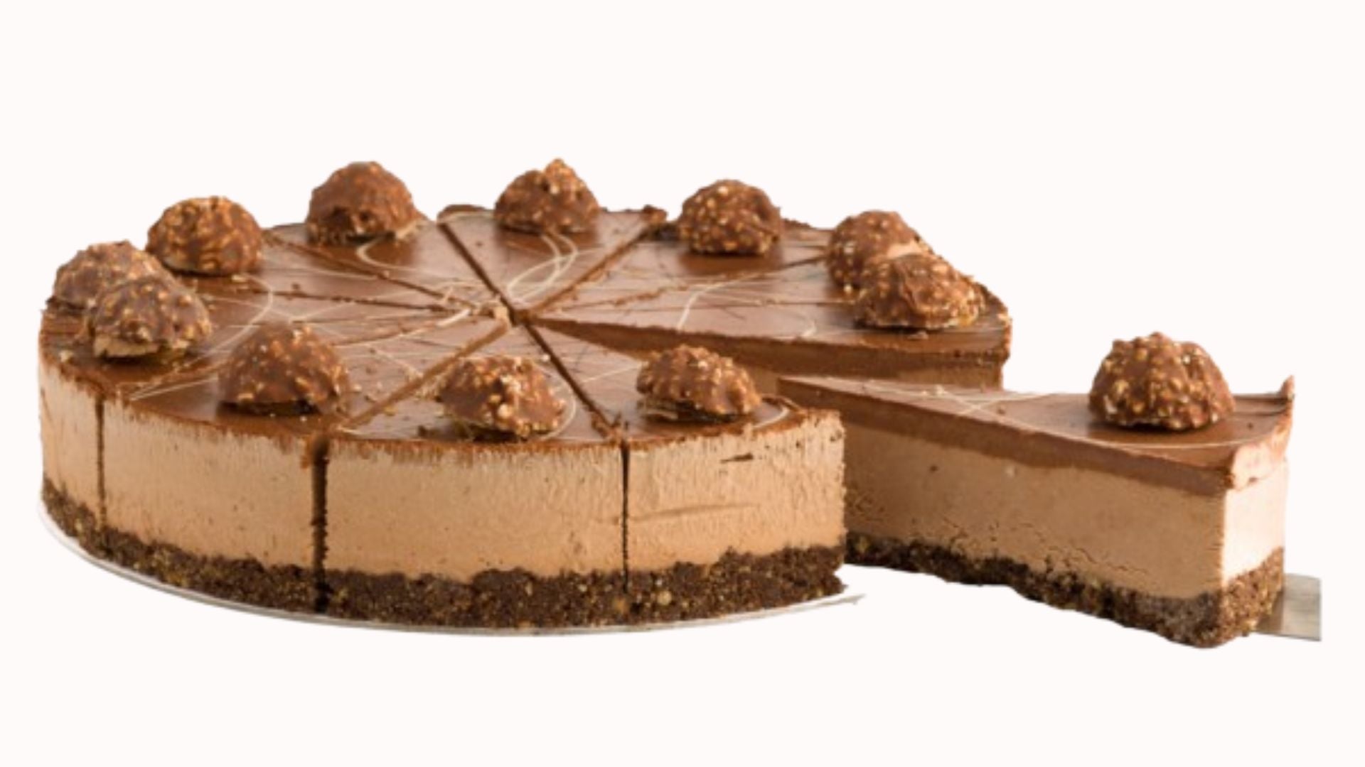 Full Ferrero Rocher Cheesecake