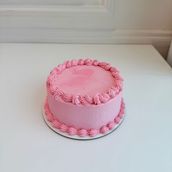 Strawberry Vanilla Bento Cake