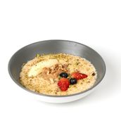 Oatmeal With Peanut Butter And Fruits