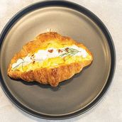 Egg with Croissant