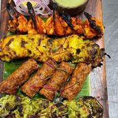 Mix BBQ Platter  Single Serving Grilled Selection