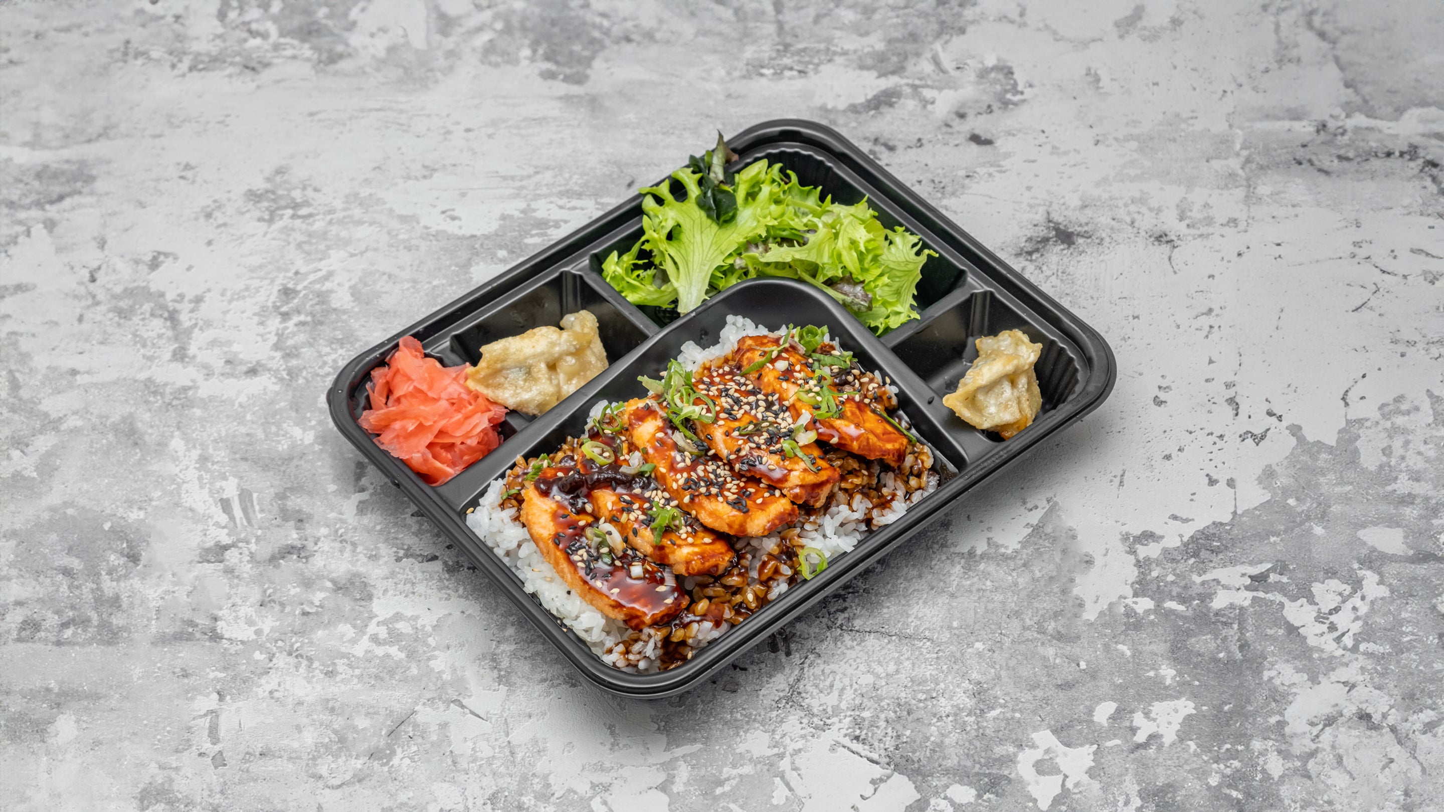 �� Salmon Teriyaki Bento