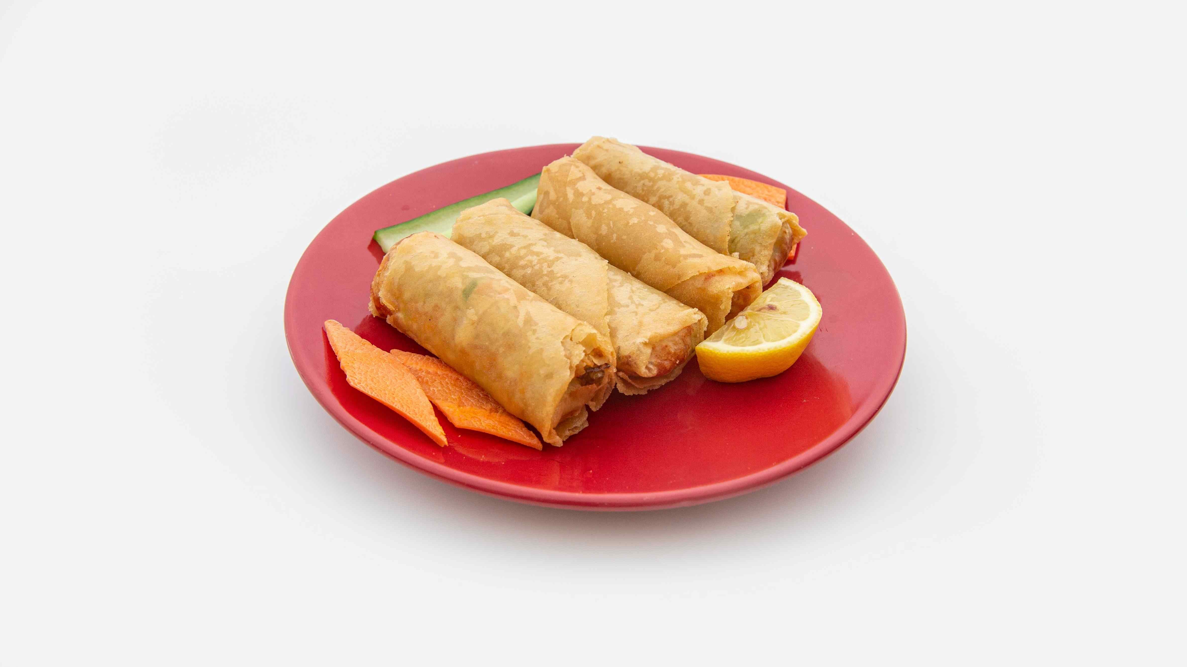 Jumbo Spring Rolls Chicken (4)