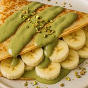 Crepe Banana Pistachio