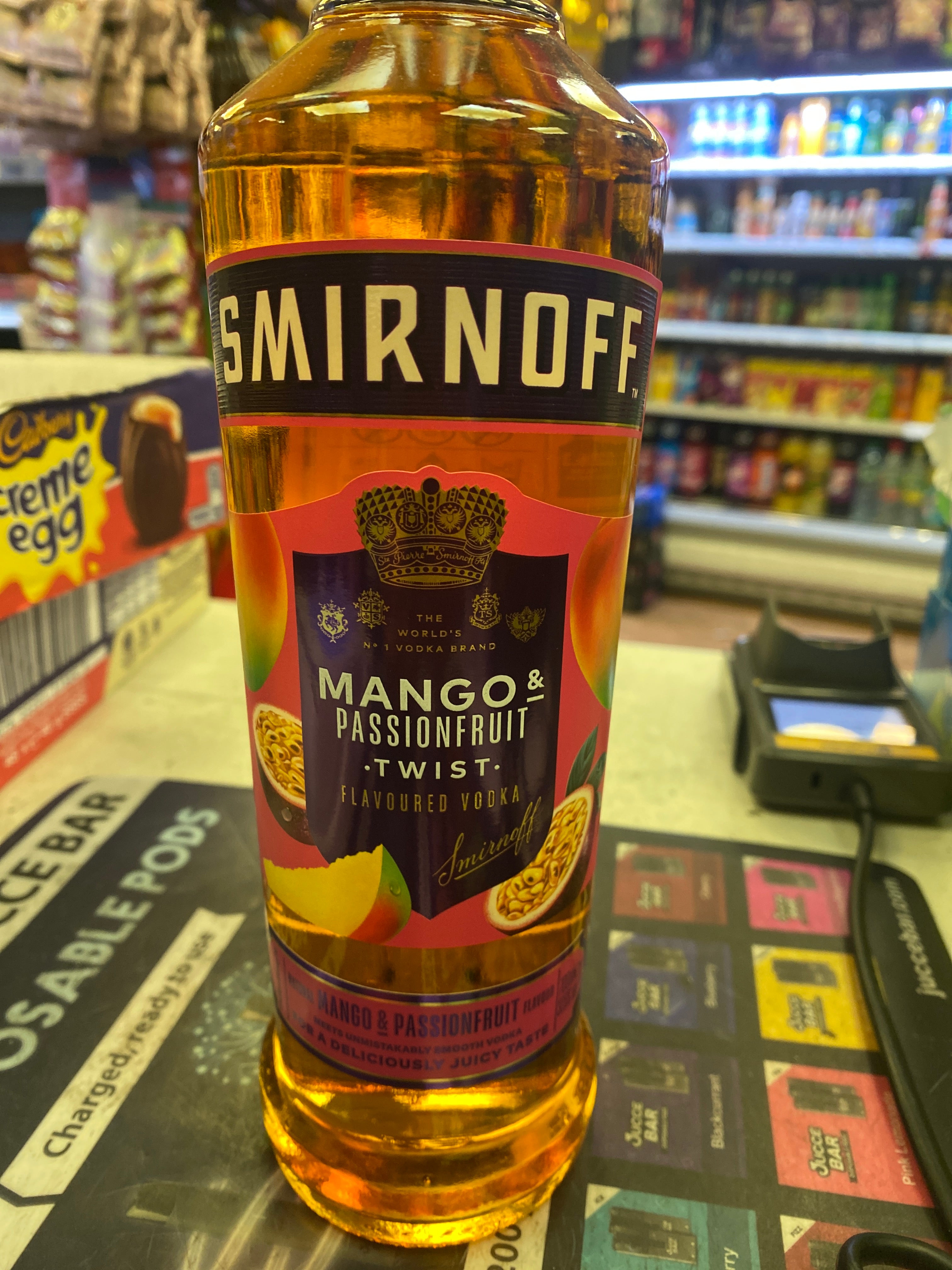 Smirnoff vodka mango & passion fruit 70 cl
