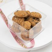 Oat and Chocolate Chips Cookies Jar