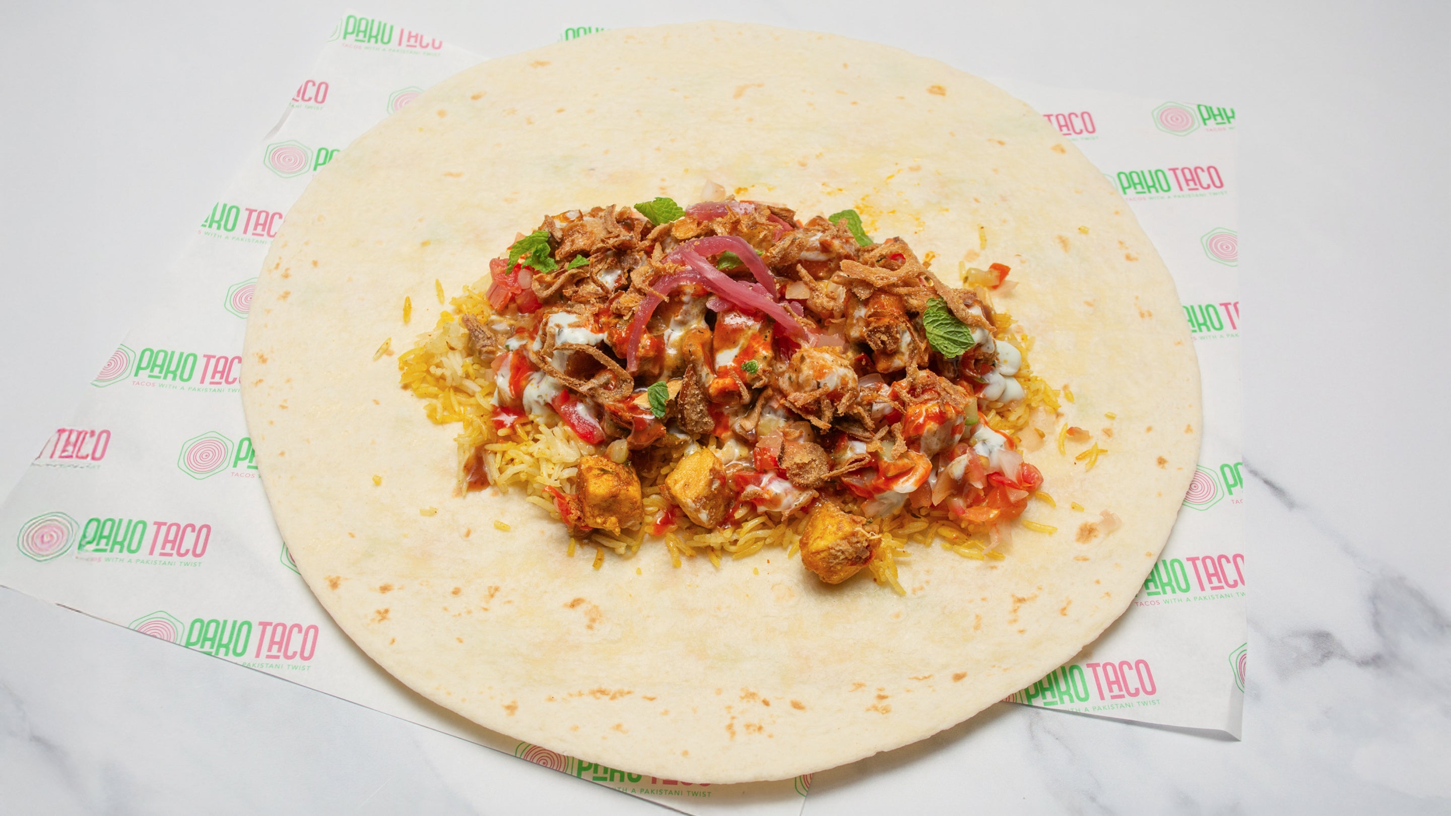 Paneer Biryani Burrito (V)