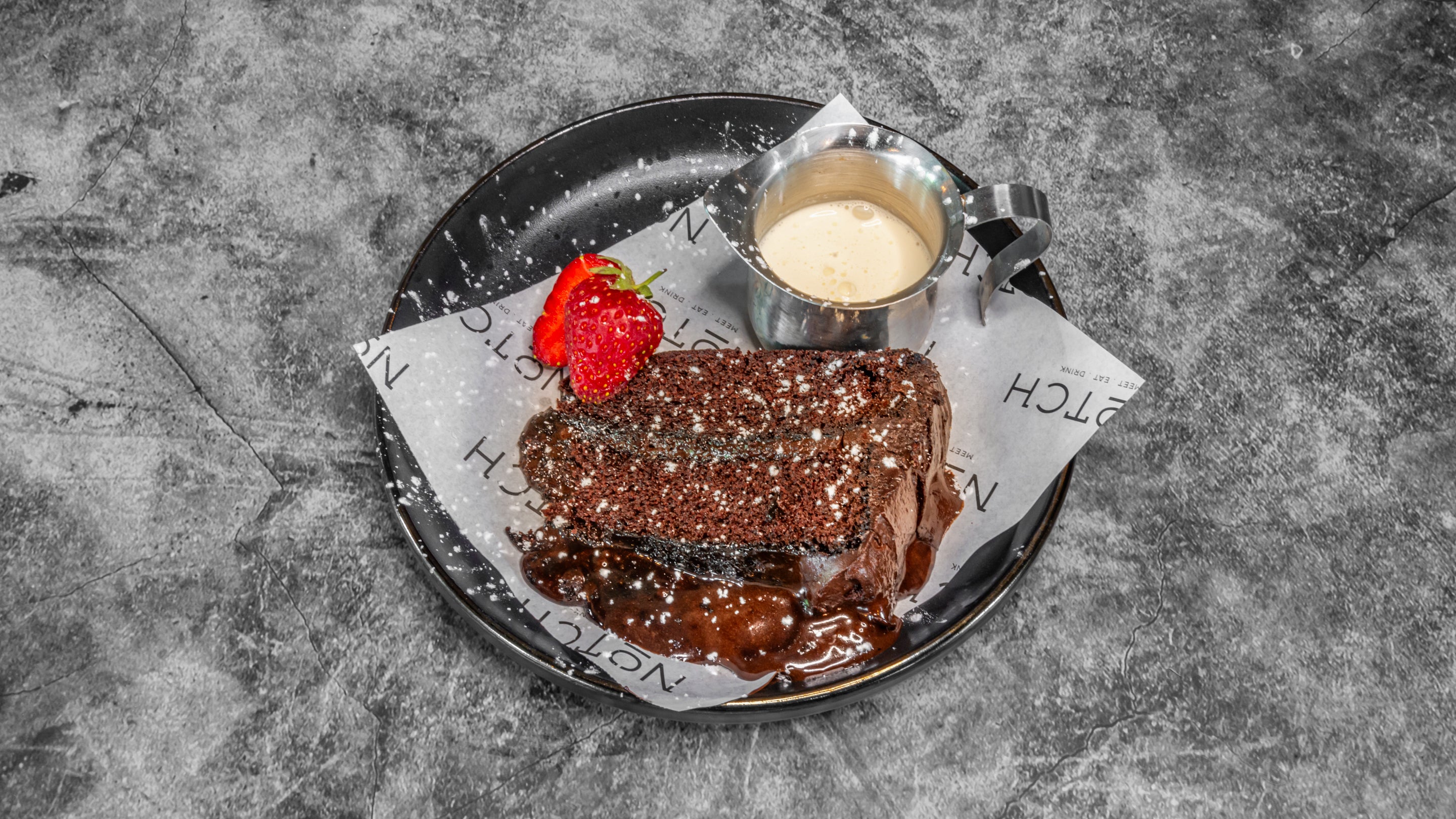 Hot Chocolate Fudge Cake