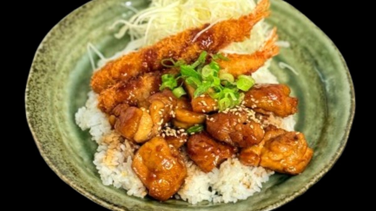 Prawn Katsu & Chicken Teriyaki