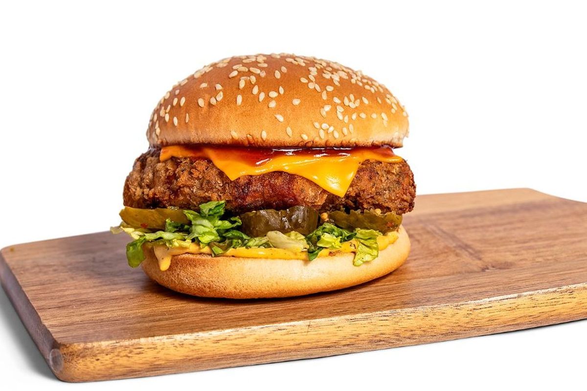 House Buffalo Chicken Burger