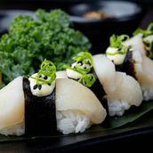 Cooked Scallop Aburi 4 Pieces