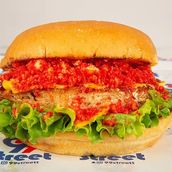 Cheetos Grilled Chicken Burger