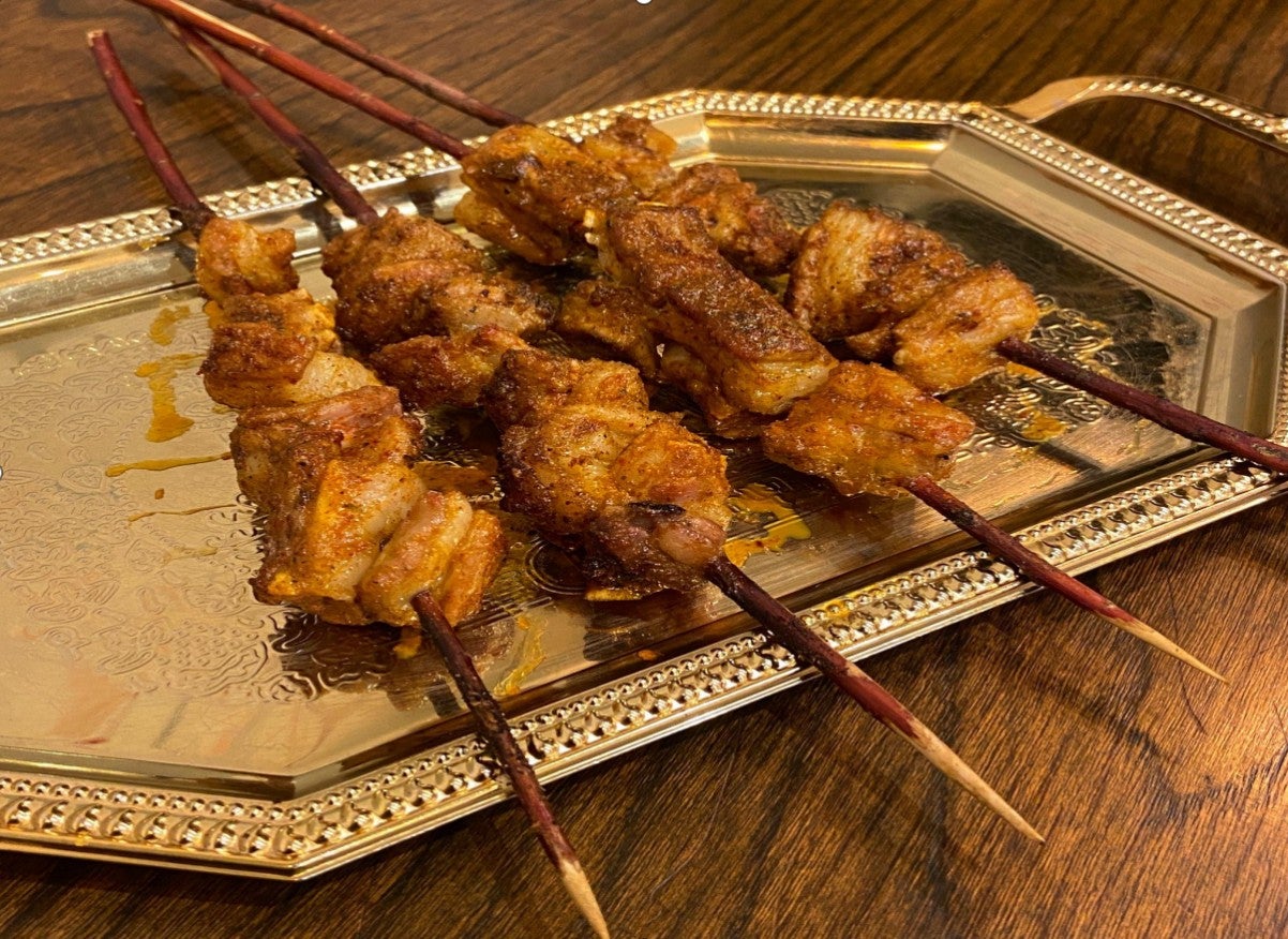 红柳烤肉 Lamb rib skewer