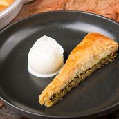 Baklava with Ice Cream