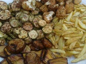 French Fries With Bread Dish