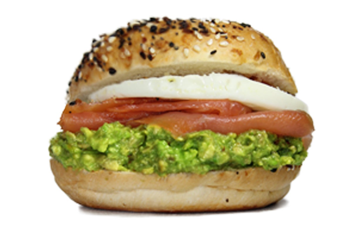 Smashed Avo with Smoked Salmon