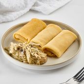 Pancake with Chicken & Mushroom (блинчик С Курицей И Грибами)