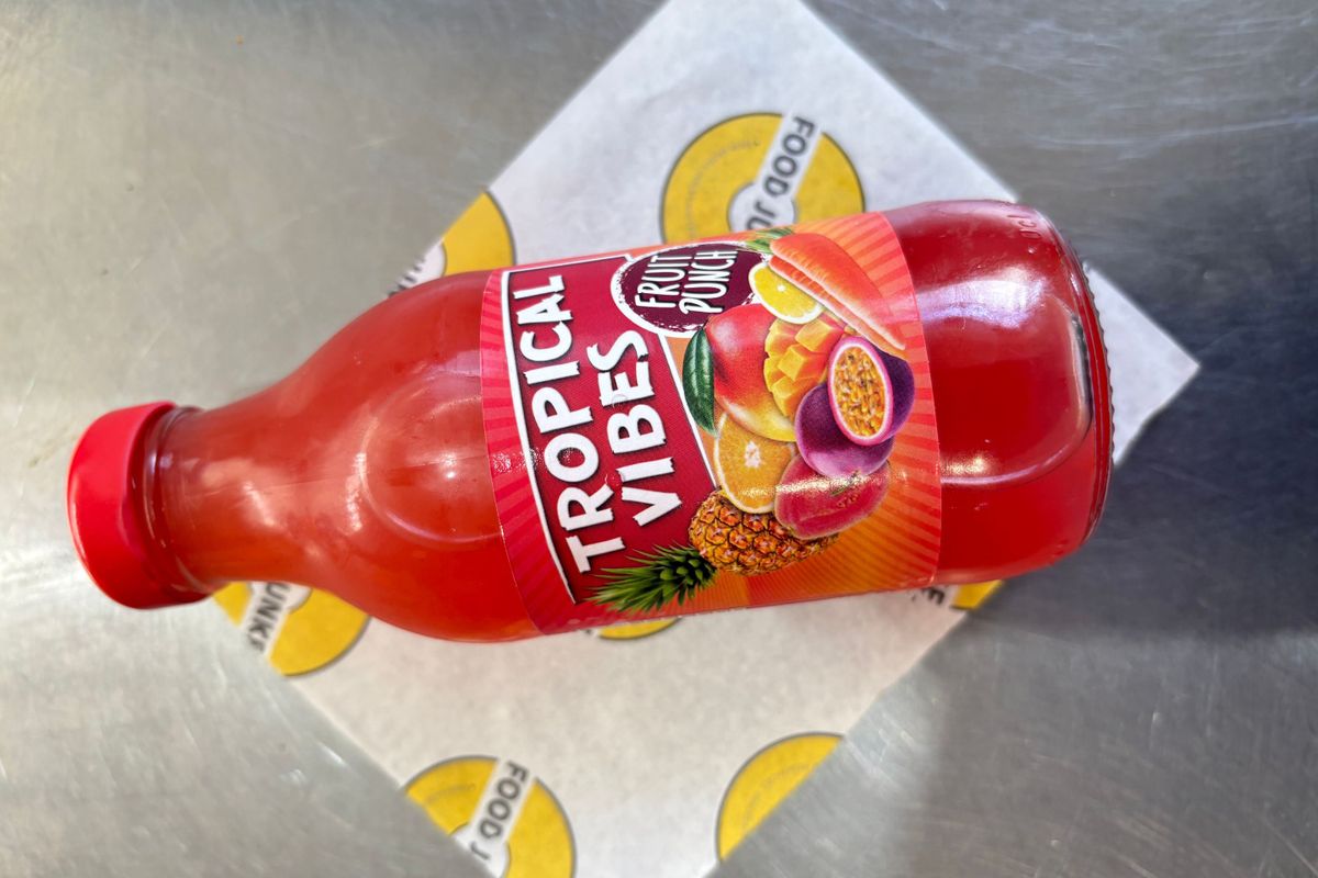 tropical vibes fruit punch bottle 