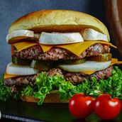 Mushroom Double Burger