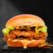 Spicy Crispy Chicken Burger