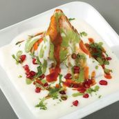 Dahi Samosa Chaat