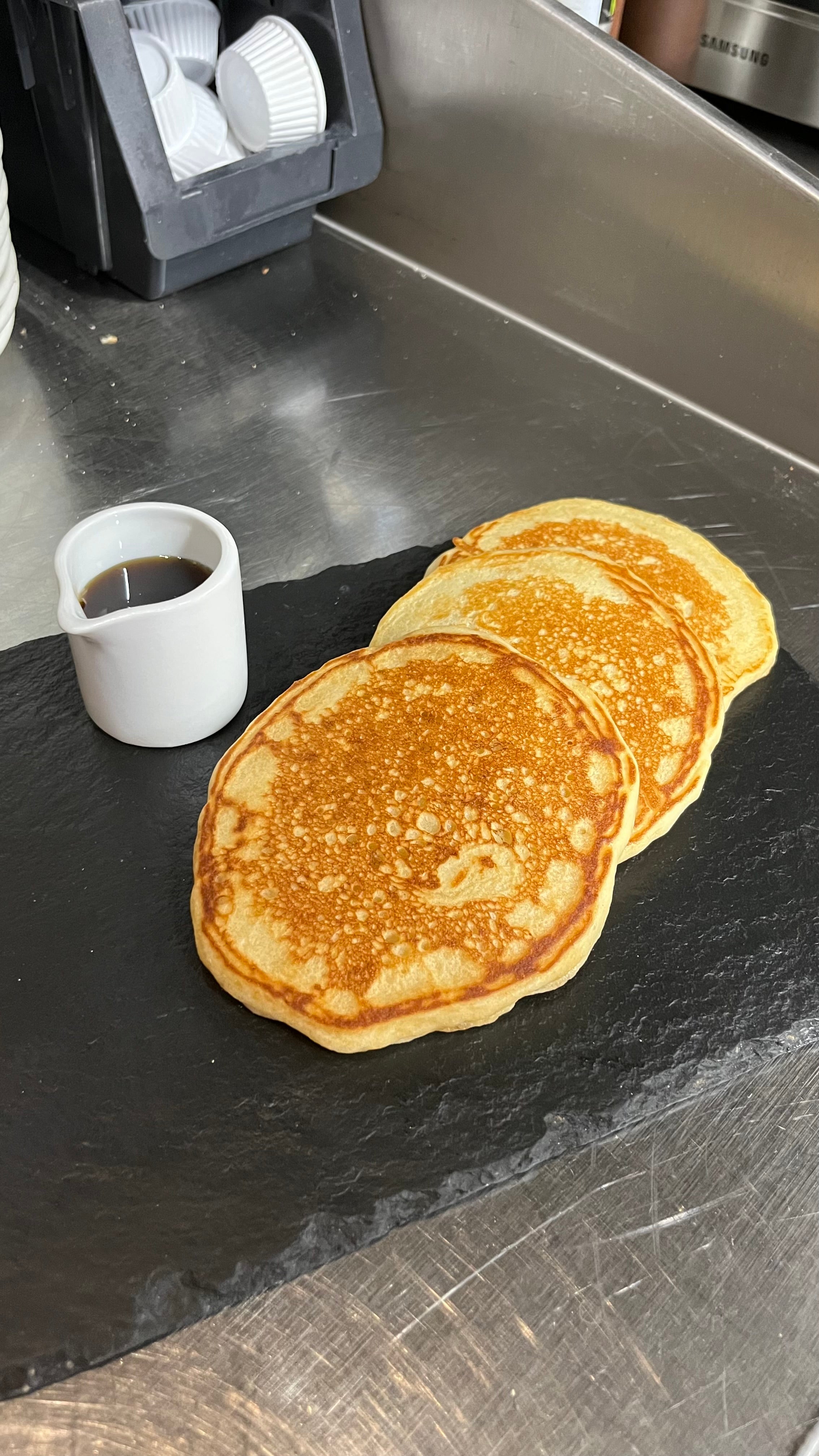 Pancakes with Maple Syrup