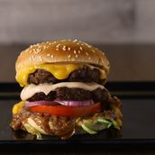 MASSIVE MESSY SMASH STACK BURGER