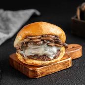 Mushroom Swiss Burger
