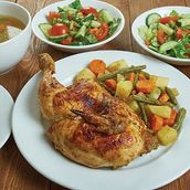 Half Chicken Mixed Vegetables