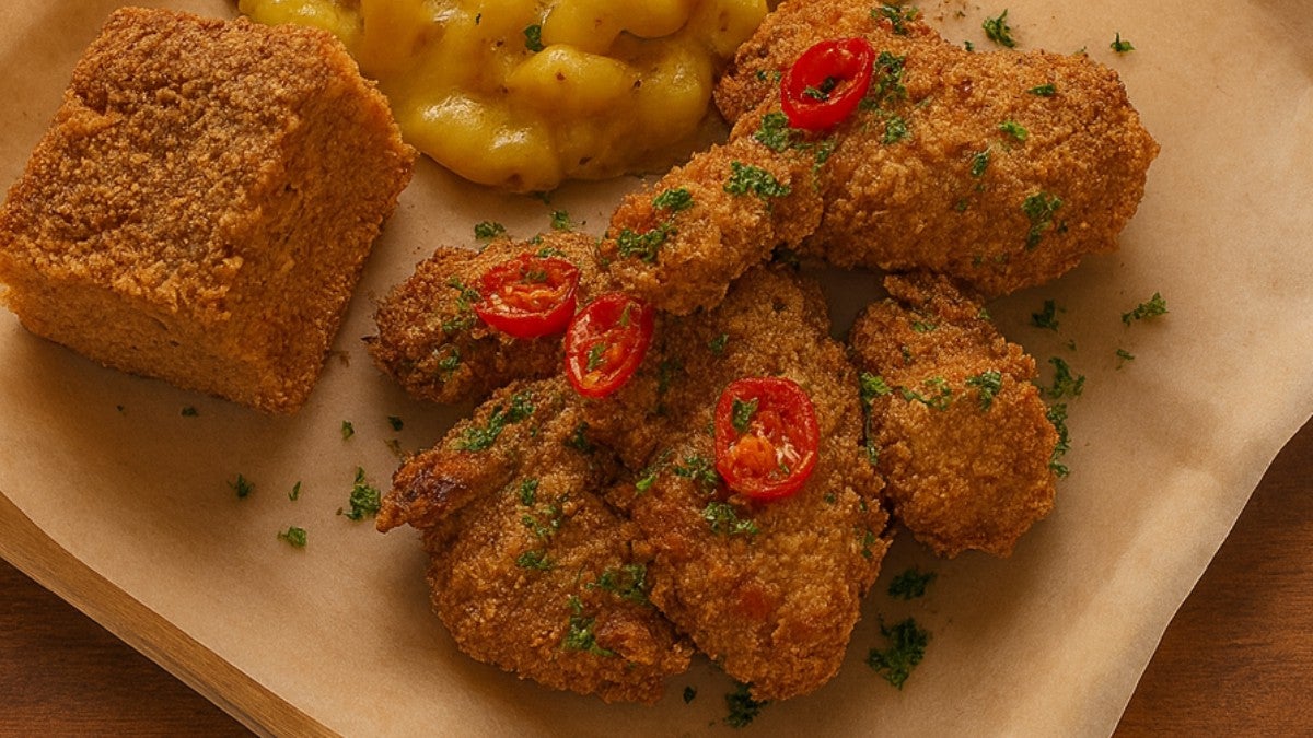 3 Piece Fried Chicken & Cornbread