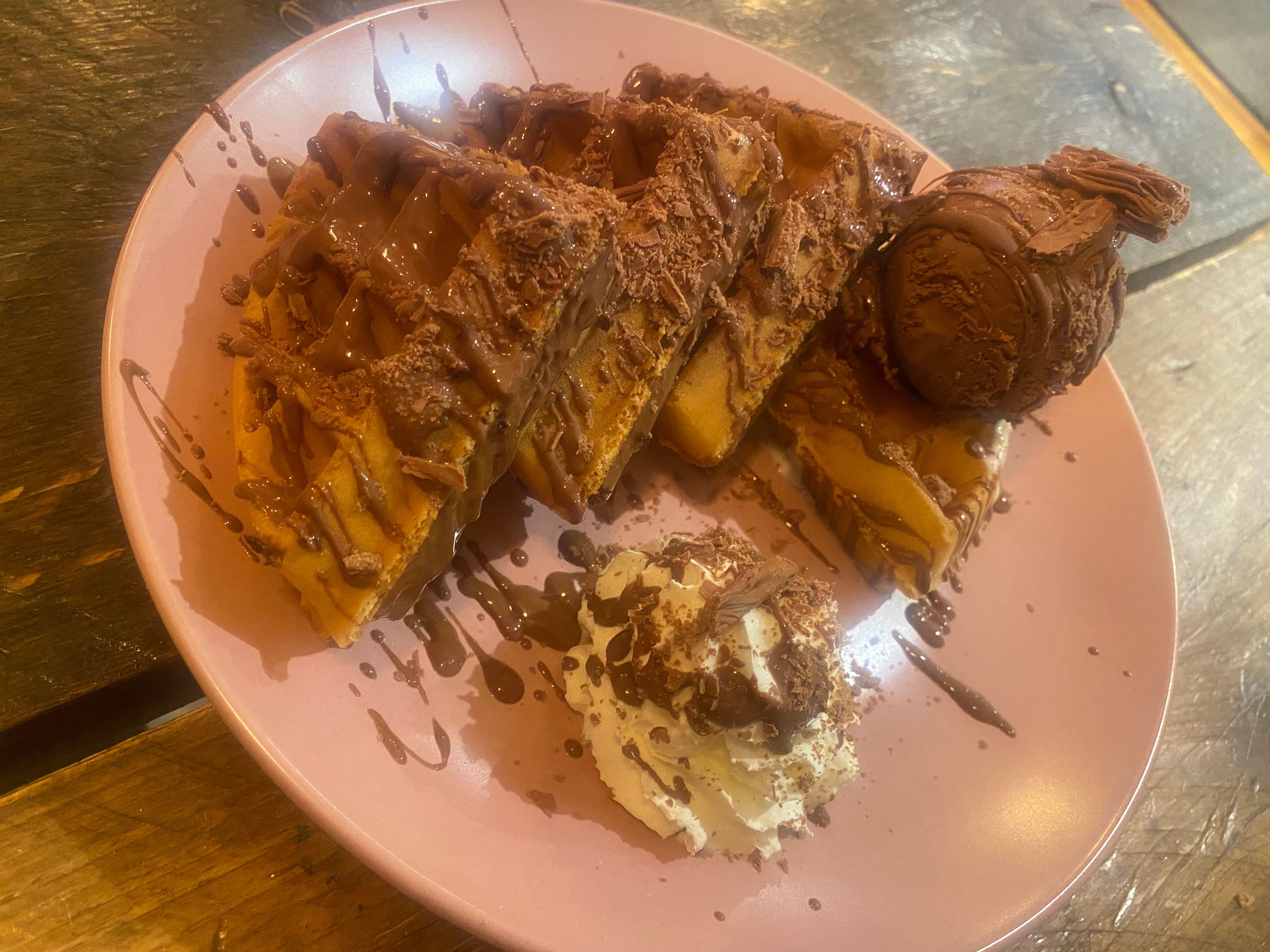 Dirty Chocolate American Waffle
