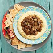 Hummus with Chicken Liver