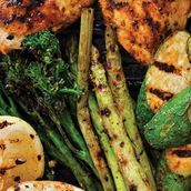 Grilled Chicken With Biryani