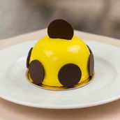 Exotic Mango And Banana Cake Portion