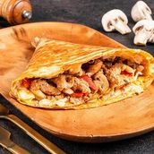 Fajita Chicken Crepe