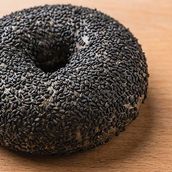 Black Sesame Bagels