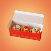 Box Of 3 Cupcake Back To School 