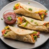 Vegetable Kathi Roll