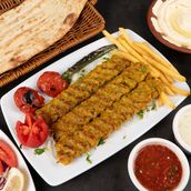3 Pcs Chicken Kabab With Bread - Small