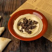 Hummus with Meat (Beiruti) Small