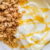 Greek Yoghurt With Granola And Honey