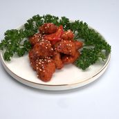 Yangnyeom-tongdak (Swwet, Sour & Spicy Korean Fried Chicken)