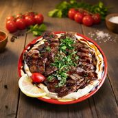 Hummus & Meat Shawarma