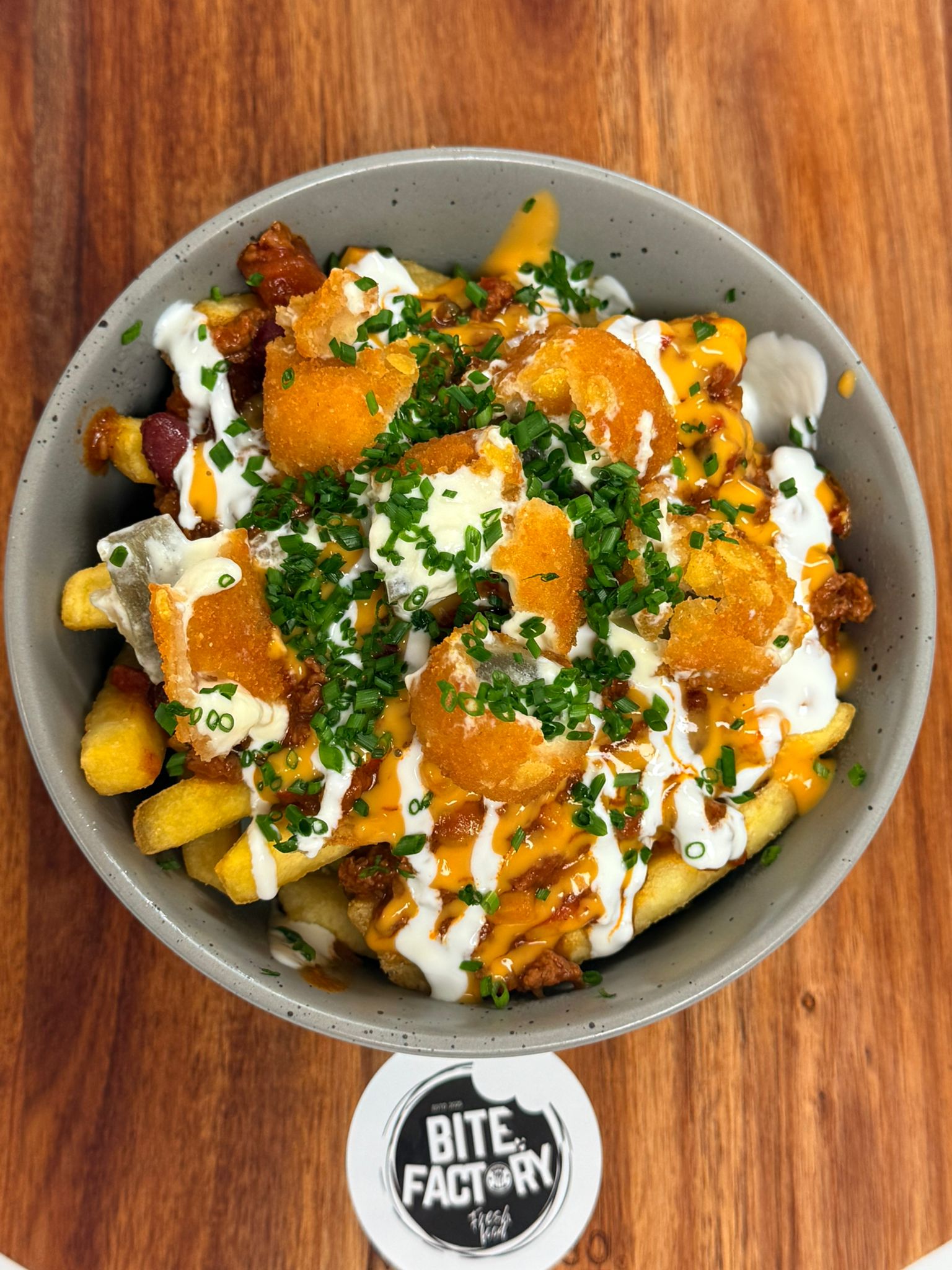 Loaded chilli con carne fries